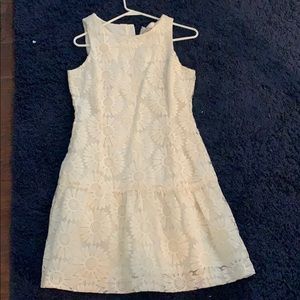 Banana republic off white dress NWT